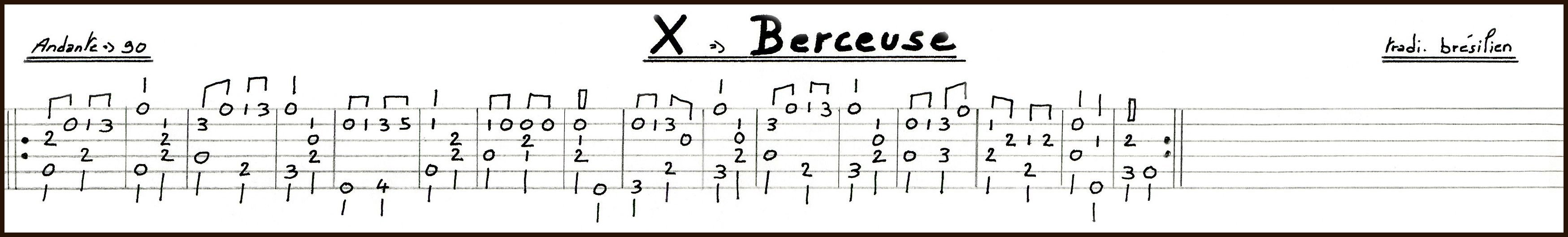 BERCEUSE BRESILIENNE